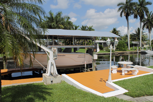 The Boatdock with sitting space/sun deck