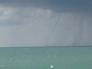 Small Tornado in front of Sanibel Island Small Tornado in front of Sanibel Island